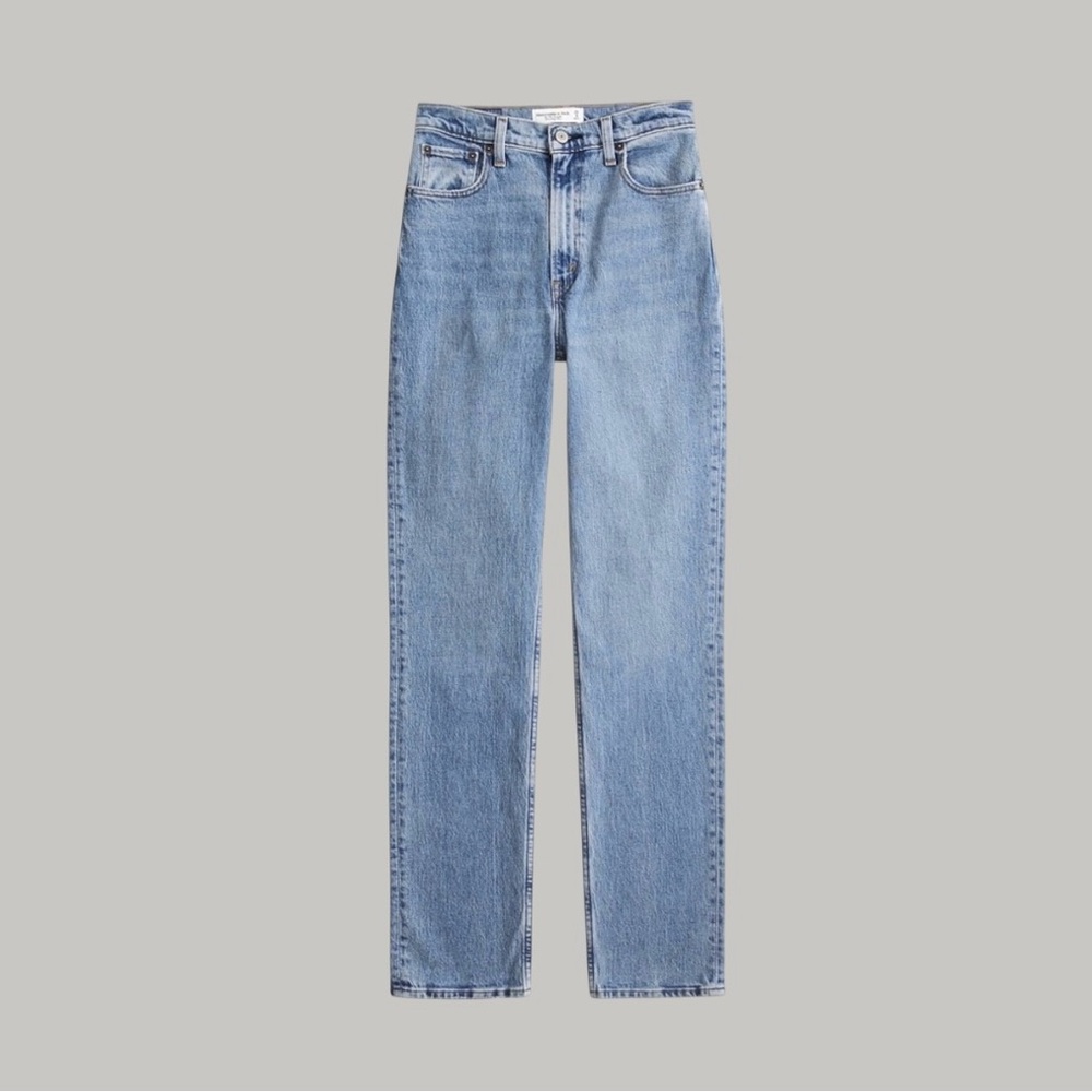 Abercrombie & Fitch Ultra High Rise 90s Straight Jeans Size 26